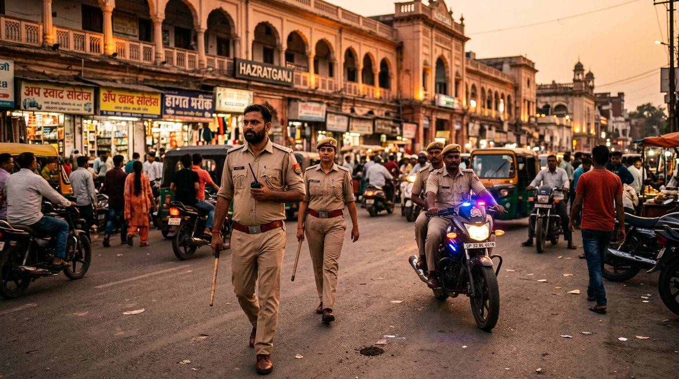 लखनऊ पुलिस का शहर में सुरक्षा बढ़ाने के लिए नया ऑपरेशन और गश्त का प्लान