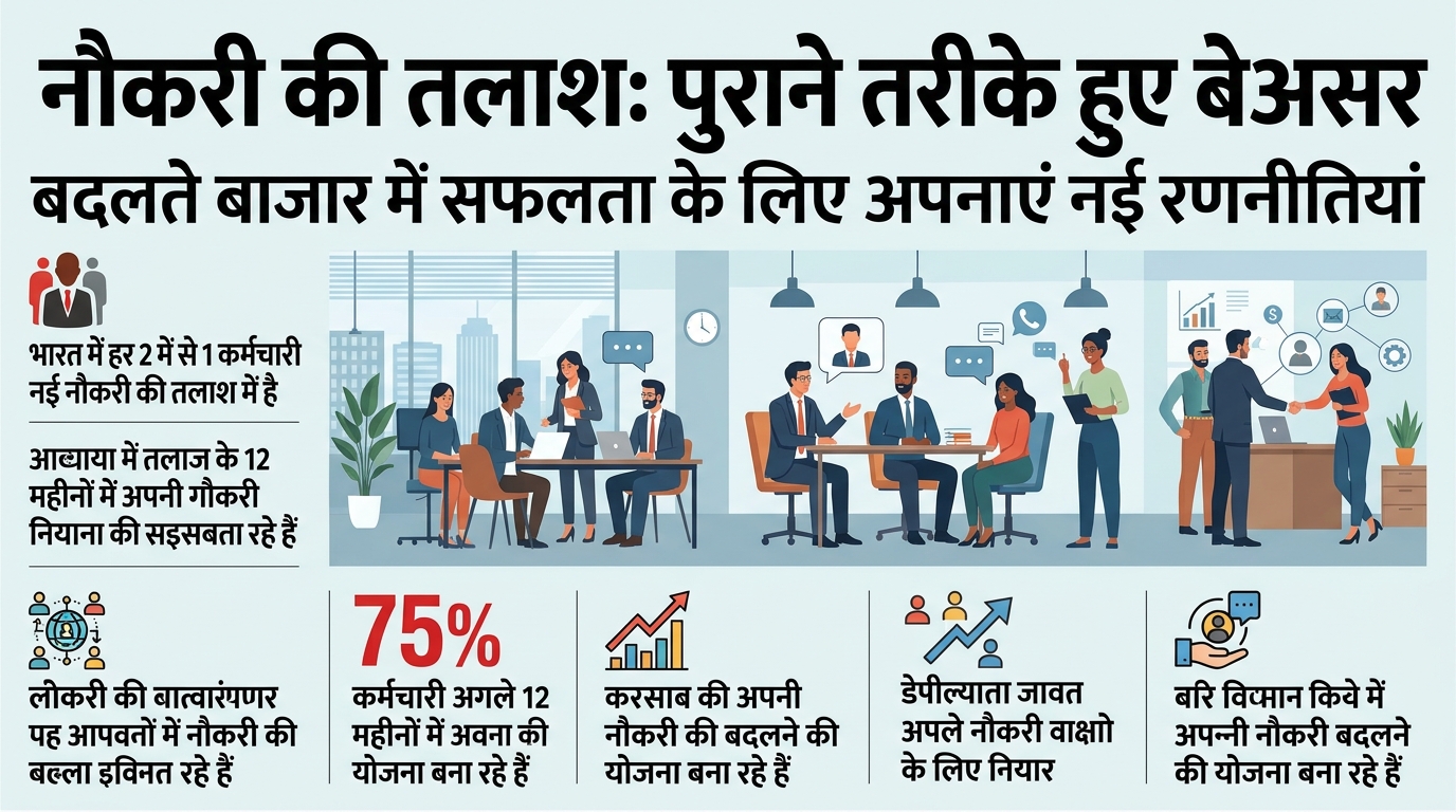 नौकरी की तलाश में नया नियम: आज के बाजार में पुराने सुझाव काम नहीं कर रहे