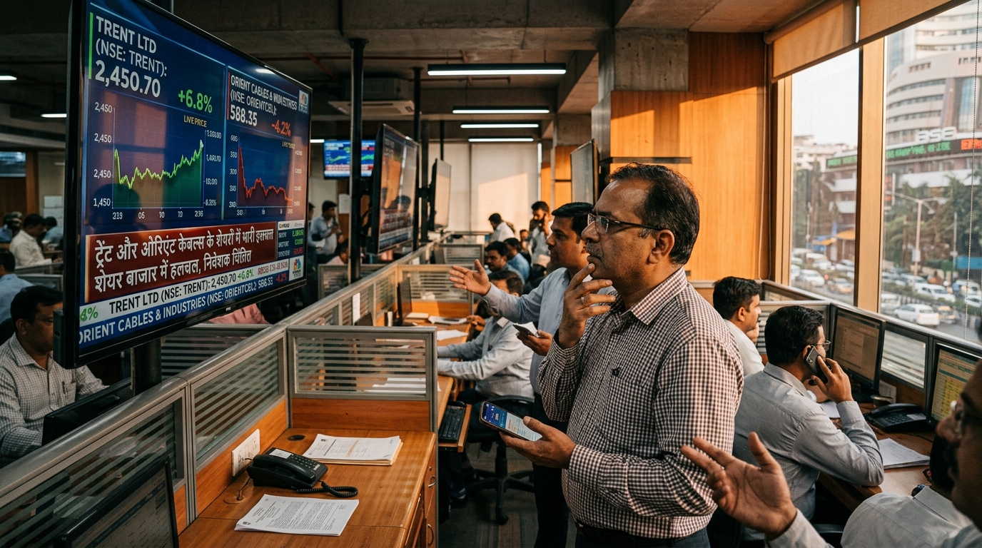 शेयर बाजार में ट्रेंट और ओरिएंट केबल्स के शेयरों में आई हलचल का आम निवेशकों पर असर