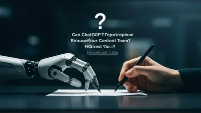 Explore the debate: Can ChatGPT replace your content team?