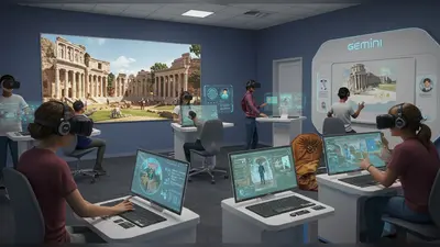 Creating immersive VR learning experiences with Gemini’s AI power.