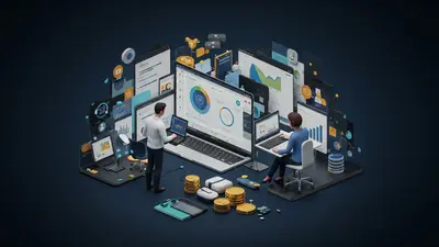 A visual representation of AI-powered content creation for digital marketers.