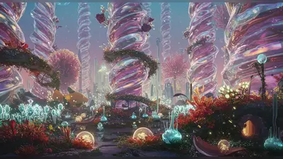 Mind-blowing digital art created with MidJourney prompts.