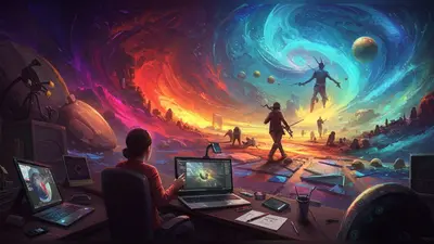 AI-generated art: A glimpse into the future of creativity.