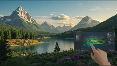 AI-generated landscape created using Gemini.