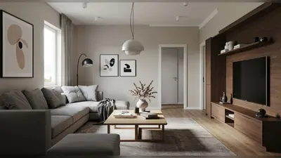 Modern living room design inspired by ChatGPT.