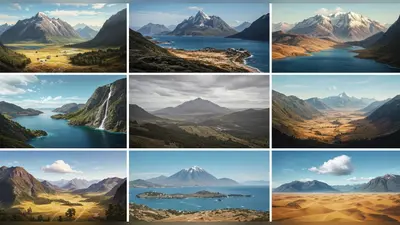 Stunning AI landscape photography generated with Gemini.