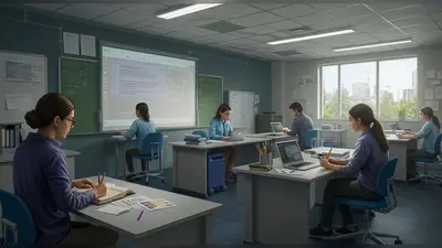 A visual representation of character development using meta prompts.