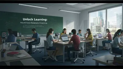 AI voice empowers e-learning, creating personalized and engaging experiences for students.