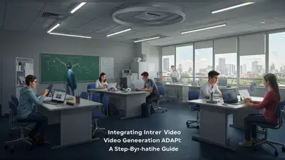 Simplify video creation with API integration.