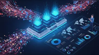 AI transforming data into engaging social media stories.