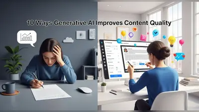 Generative AI enhances content quality through automation, efficiency, and innovation.