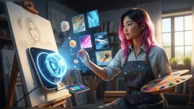 Human creativity and AI innovation combine to create stunning new works.