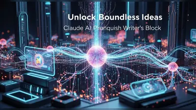 Claude AI helping writers overcome creative hurdles.