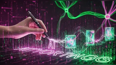 AI transforming content into polished prose.