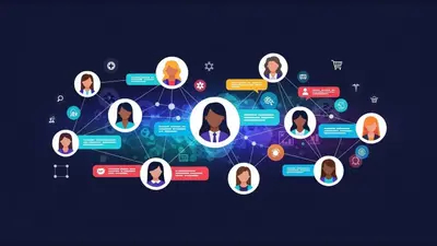 AI delivering personalized marketing messages.