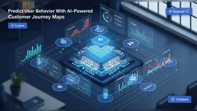 AI predicts user behavior through advanced customer journey mapping.