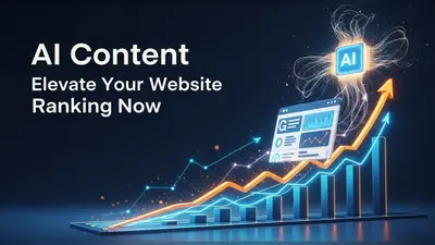 AI content: the key to higher website rankings.