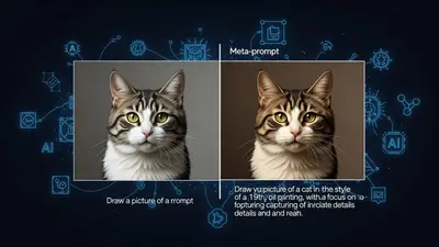 A comparison of meta prompts and traditional prompting techniques.