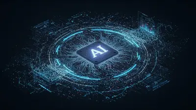 A visual representation of AI unlocking content creation strategies, leading to amazing content.