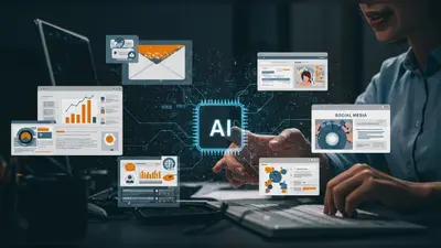 Generative AI automating marketing tasks for increased efficiency and productivity.