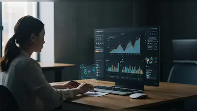 AI unlocking marketing insights through analytics dashboards.