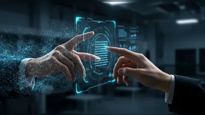 A human hand adding a final, critical touch to AI-generated text, symbolizing the indispensable role of editors.
