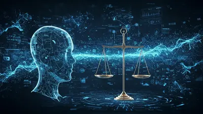 A concise, engaging description of ‘Marketing Responsibly Your Guide to Ethical AI Principles’ that visually captures its central idea.