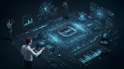 A concise, engaging description of ‘The Ultimate Guide How AI Creates SEO Content Success’ that visually captures its central idea.
