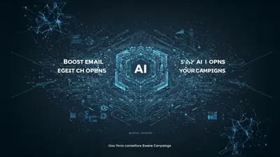 A concise, engaging description of ‘Boost Email Opens 5 Ways AI Transforms Your Campaigns’ that visually captures its central idea.