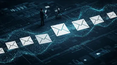 A concise, engaging description of ‘Master AI Email Automation for Unstoppable Marketing Campaigns’ that visually captures its central idea.