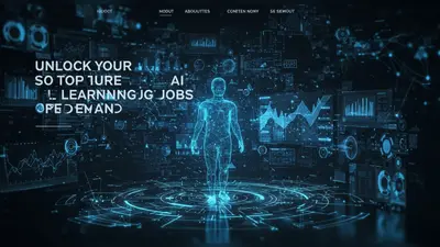 A concise, engaging description of ‘Unlock Your Future The Top Skills AI Learning Jobs Demand’ that visually captures its central idea.