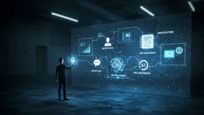 A creator overcoming digital challenges with the help of smart, AI-driven solutions for content creation.