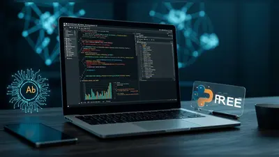 A concise, engaging description of ‘Top Free AI Learning Courses You Can Start With Python Today’ that visually captures its central idea.
