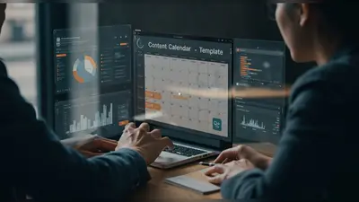 Creating an effective content calendar template.