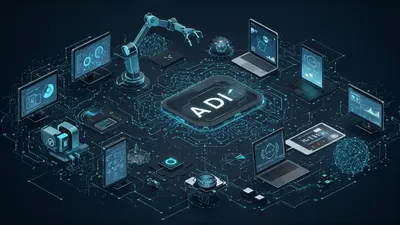 Illustrating diverse, accessible AI project ideas for new learners.