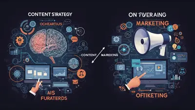 Distinguishing content strategy from marketing.