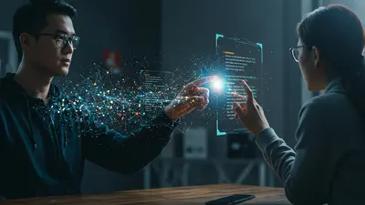 A developer mastering AI coding assistants for rapid development.