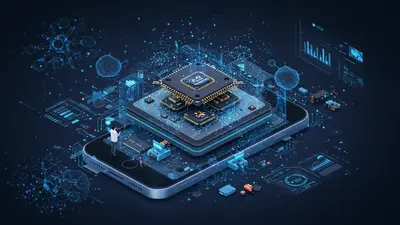 AI seamlessly integrating into app development to create smarter applications.