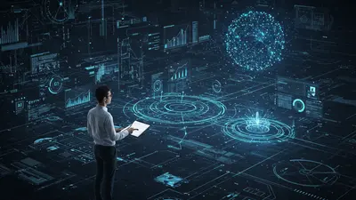 A concise, engaging description of ‘Transforming Development How AI Reshapes Every Project Stage’ that visually captures its central idea, showing AI’s comprehensive influence.