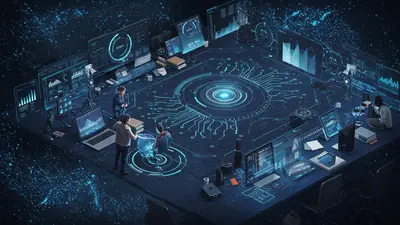 A concise, engaging description of ‘Launch Your MVP Faster Leverage AI for Rapid Product Development’ that visually captures its central idea, showing AI aiding rapid product creation.