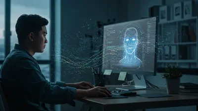 A developer leveraging AI coding assistants to enhance productivity and streamline coding tasks.