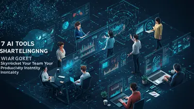 Seven AI tools to instantly boost your team’s productivity.
