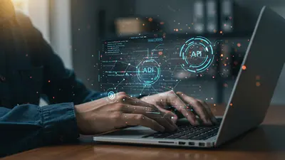 A developer leveraging AI tools to streamline coding and enhance software quality.