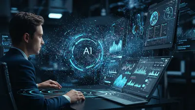 AI-powered tools connecting a team, fostering dynamic collaboration and enhanced productivity.