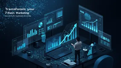 A concise, engaging description of ‘Transform Your Marketing 7 ChatGPT Secrets for Explosive Growth’ that visually captures its central idea.