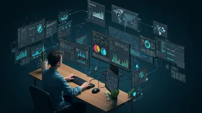 A developer skillfully integrating diverse AI tools into their workflow, demonstrating practical strategies for enhanced development.