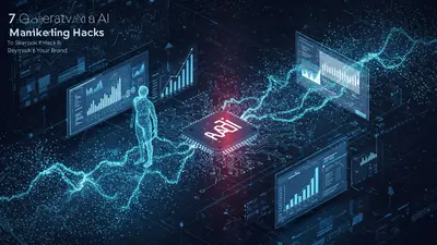 Visualizing how generative AI marketing hacks propel brand success with innovative digital strategies and intelligent automation.