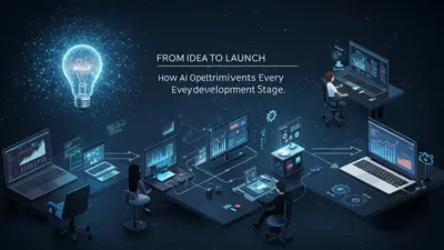 AI streamlines the entire software development journey from concept to release.