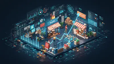 Visualize your Shopify store thriving with the power of the right apps, driving sales and efficiency through smart technology.